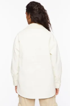 Faux Leather & Faux Shearling Jacket