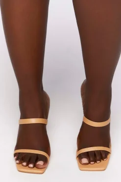 Faux Leather Block Heels (Wide)