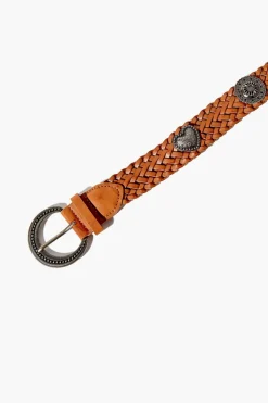 Faux Leather Braided Belt
