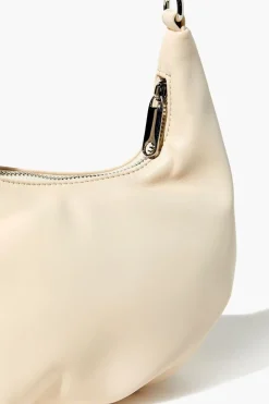 Faux Leather Hobo Crossbody Bag