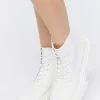 Faux Leather Lug-Sole Booties