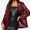 Faux Leather Mini Dress