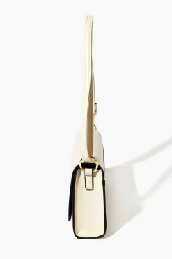 Faux Leather O-Ring Crossbody Bag