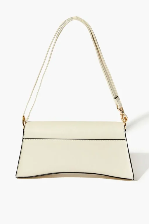Faux Leather O-Ring Crossbody Bag