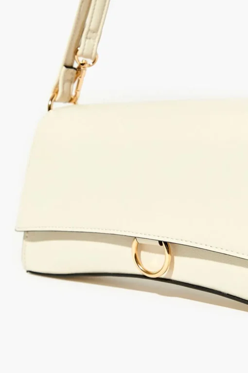 Faux Leather O-Ring Crossbody Bag