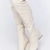 Faux Leather Over-The-Knee Boots