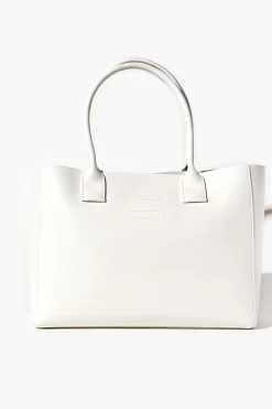 Faux Leather Tote Bag