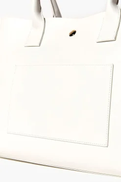 Faux Leather Tote Bag