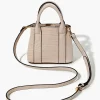 Faux Patent Croc Leather Handbag