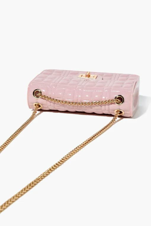 Faux Patent Leather Crossbody Bag