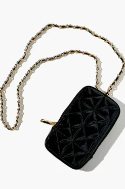 Faux Patent Leather Mini Crossbody Bag