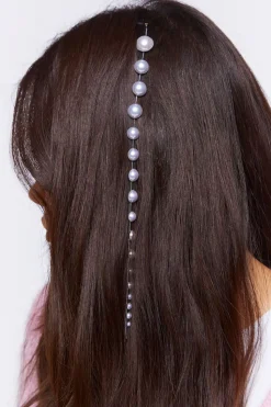 Faux Pearl Hair Chain