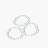 Faux Pearl Stretch Bracelet Set