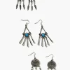 Faux Stone Dreamcatcher Drop Earring Set