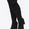 Faux Suede Over-The-Knee Boots