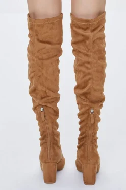 Faux Suede Over-The-Knee Boots