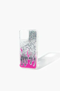 Flame Glitter Case For Iphone 12