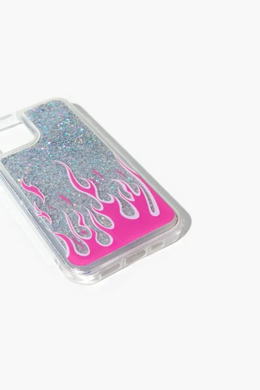 Flame Glitter Case For Iphone 12