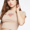 Flaming Heart Graphic Baby Tee