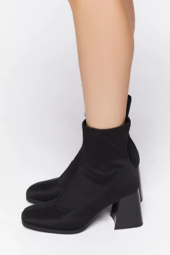 Flare Heel Sock Booties