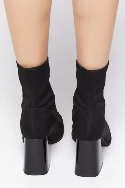 Flare Heel Sock Booties