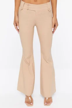 Flare Mid-Rise Pants