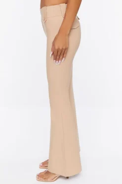 Flare Mid-Rise Pants