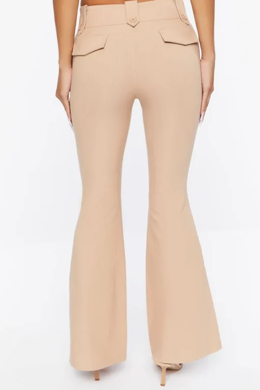 Flare Mid-Rise Pants
