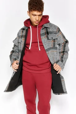 Fleece Drawstring Hoodie