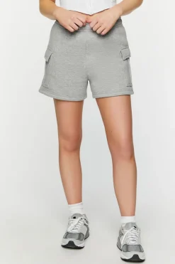 Fleece Flap-Pocket Shorts