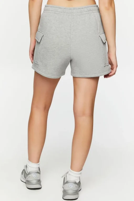Fleece Flap-Pocket Shorts