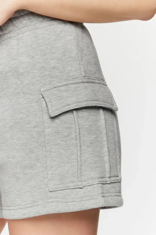 Fleece Flap-Pocket Shorts