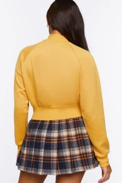 Fleece Mock Neck Pullover