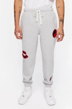Fleece Still Going Chenille Patch Joggers