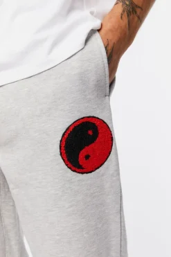 Fleece Still Going Chenille Patch Joggers