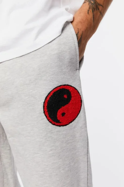 Fleece Still Going Chenille Patch Joggers