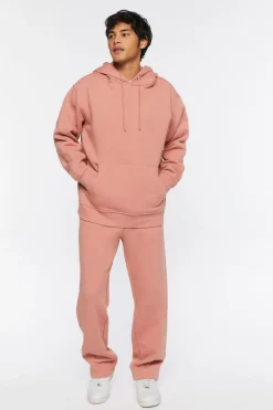 Fleece Straight-Leg Sweatpants