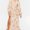Floral Belted Maxi Dress