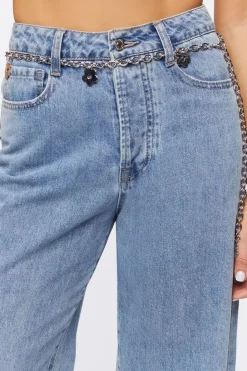 Floral Charm Chain Belt