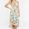 Floral Cutout Maxi Dress