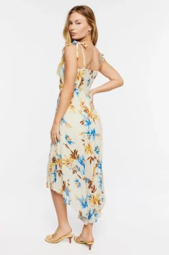 Floral Cutout Maxi Dress
