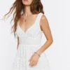 Floral Eyelet Mini Dress