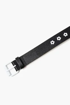 Floral Faux Leather Hip Belt