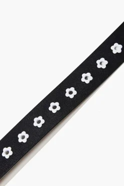 Floral Faux Leather Hip Belt