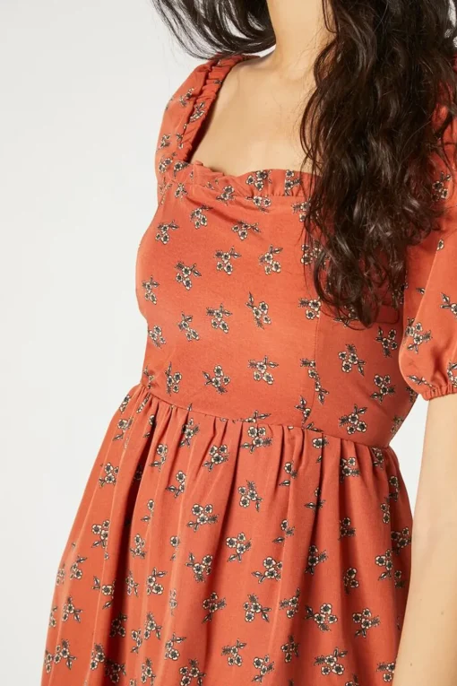 Floral Fit & Flare Mini Dress