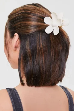 Floral Hair Claw Clip