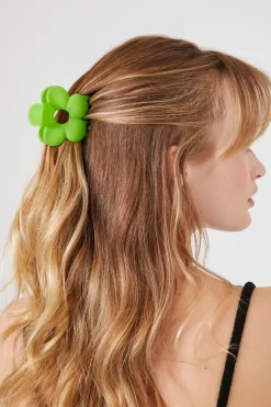 Floral Hair Claw Clip