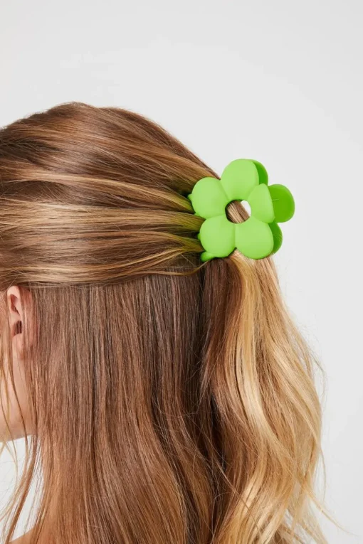 Floral Hair Claw Clip