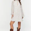 Floral Halter Chiffon Mini Dress