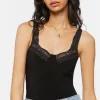 Floral Lace-Trim Bodysuit